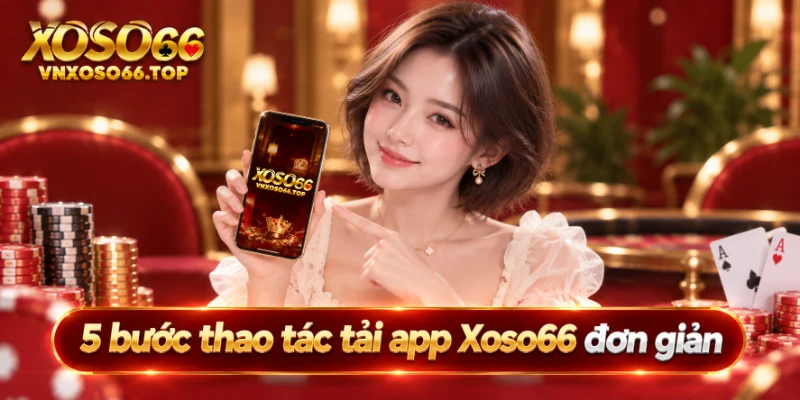 5 bước thao tác tải app Xoso66 đơn giản