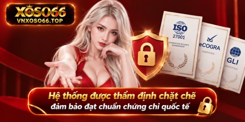 Hệ thống được thẩm định chặt chẽ đảm bảo đạt chuẩn chứng chỉ quốc tế 